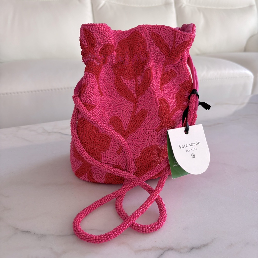 NWT Kate Spade Target Beaded Bucket Bag - Picture 2 of 4